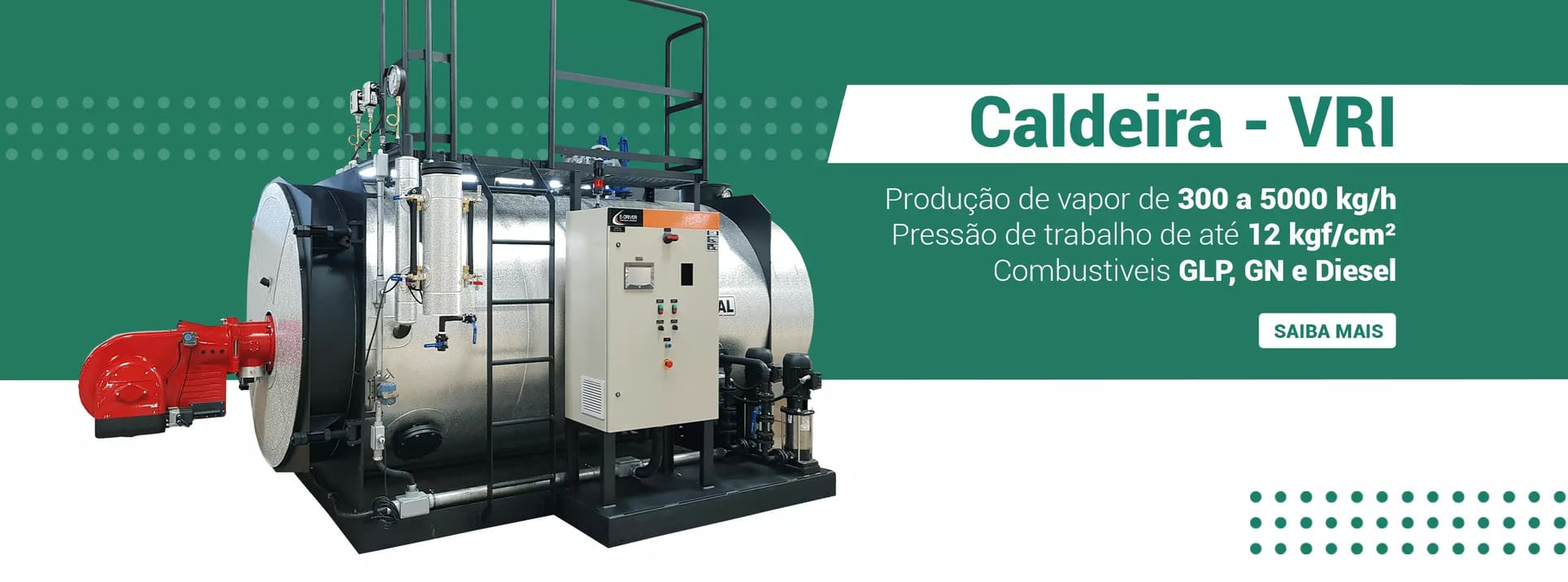 Banner - Caldeira Geradora de Vapor Horizontal
